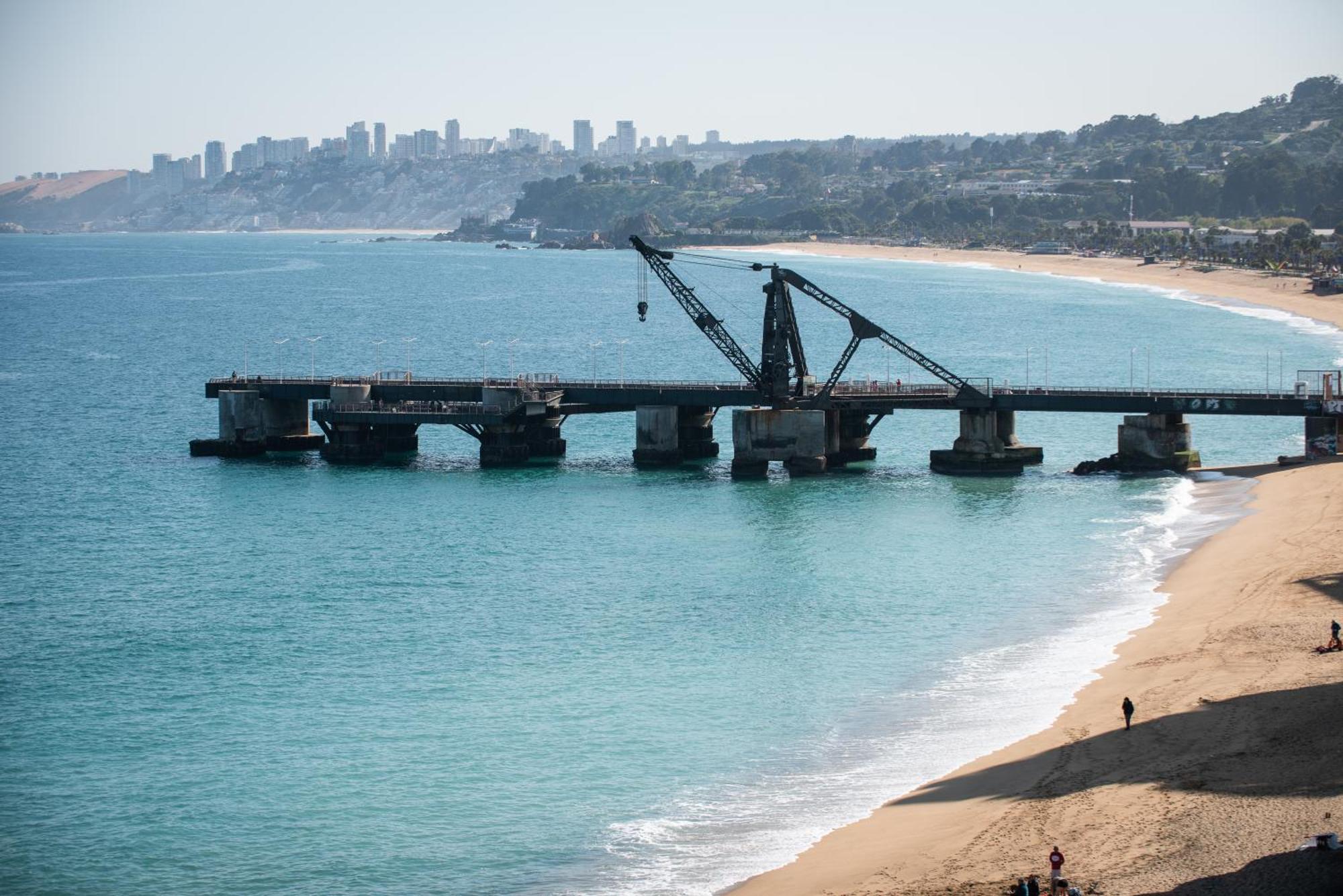Pullman Vina Del Mar San Martin Hotel Buitenkant foto The remains of the old port of Haifa